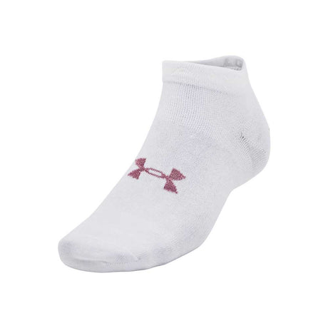 Calcetas cortas Under Armour Unisex Essential Low Cut 3 pack Blanco