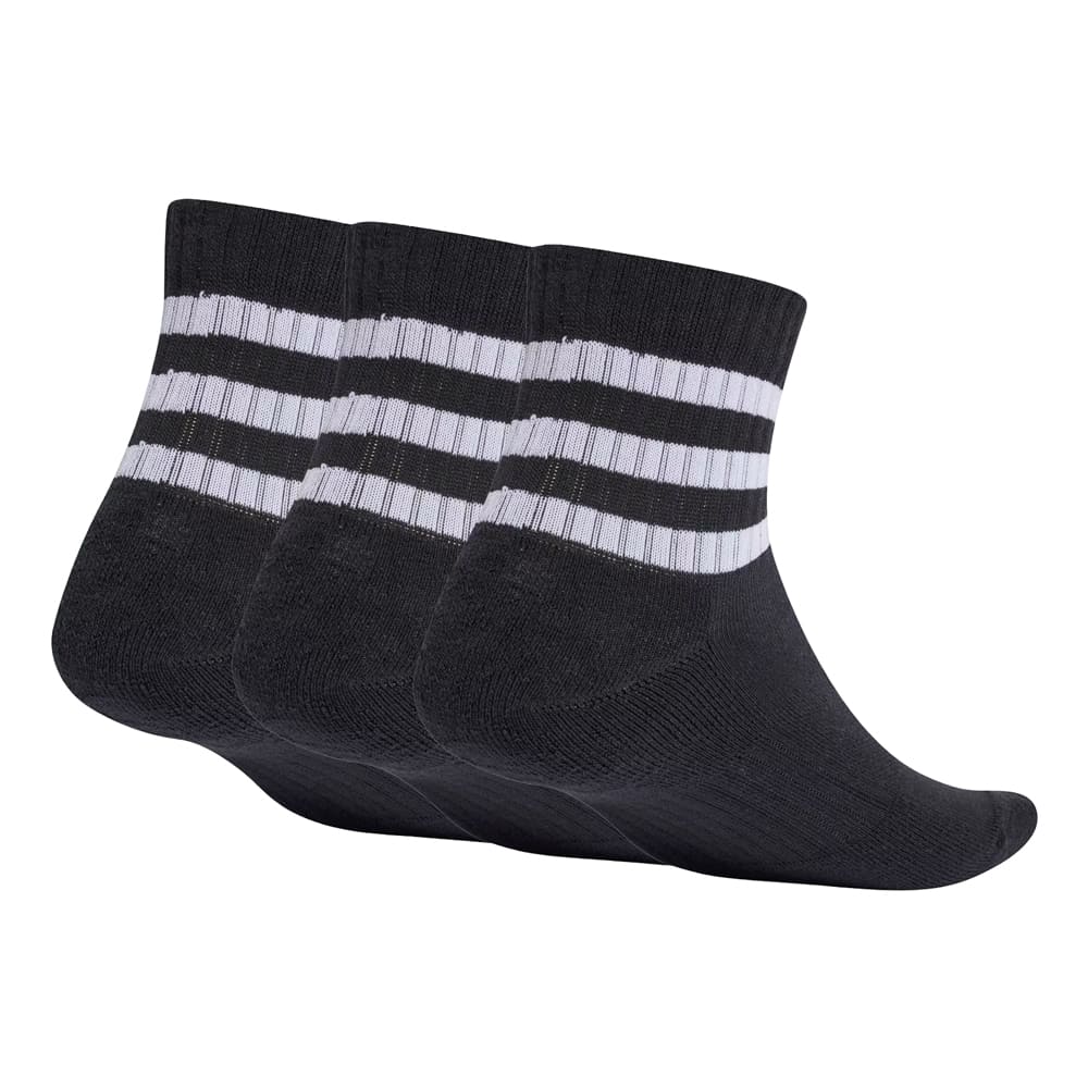 Calcetas Adidas Unisex 3S Crew Sportwear Mid 3 pack Negro