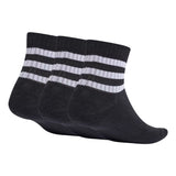 Calcetas Adidas Unisex 3S Crew Sportwear Mid 3 pack Negro