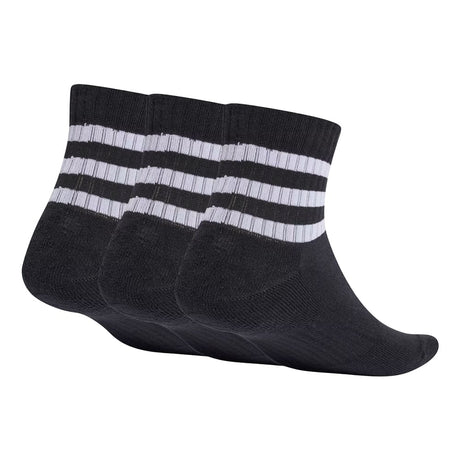 Calcetas Adidas Unisex 3S Crew Sportwear Mid 3 pack Negro
