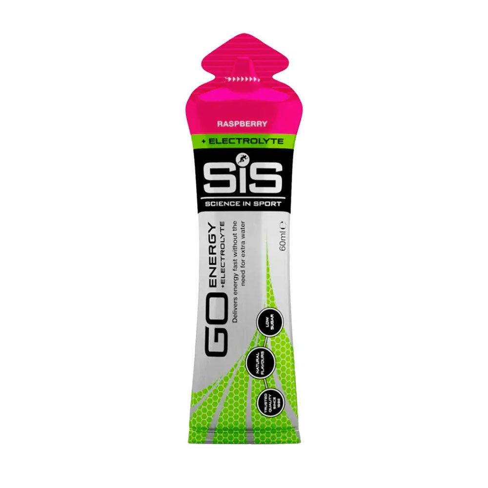 Gel Isotónico con Electrolitos SIS Go Unisex Energy Electrolyte Gel Salted Raspberry 60 ml