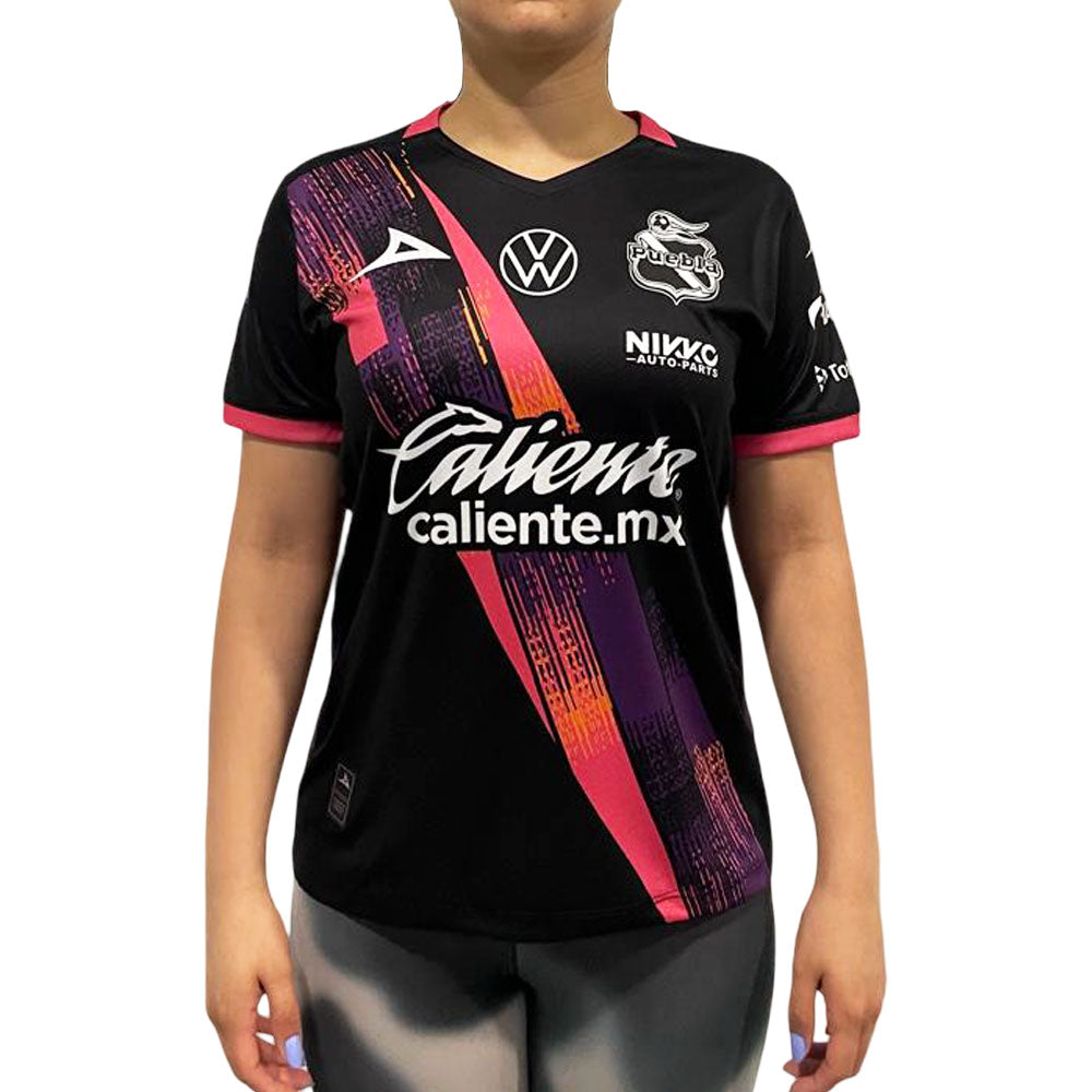 Jersey Pirma Mujer Visita Puebla 25-26 Negro-Blanco