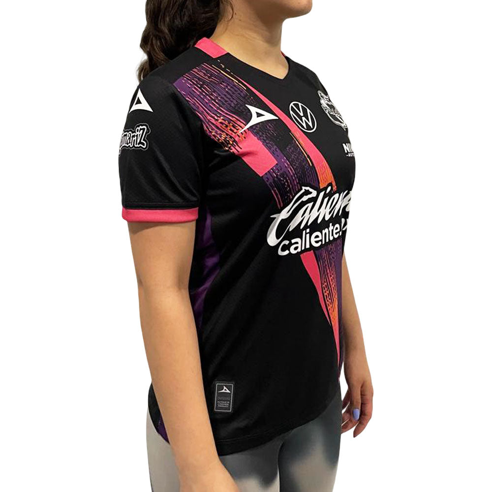 Jersey Pirma Mujer Visita Puebla 25-26 Negro-Blanco