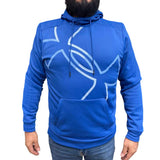 Sudadera con Gorro Under Armour para Hombre Armour Fleece HBR Logo Hoodie Azul