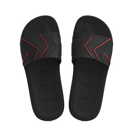 Sandalia Rider para Hombre Free Slide Ad Negro/Rojo