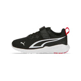 Tenis Puma para Niño All-Day Active AC+PS Negro-Blanco