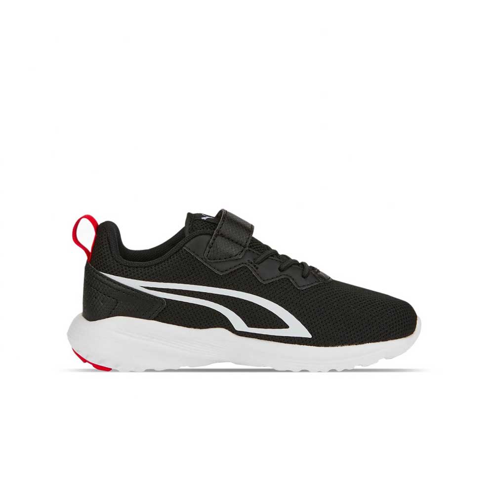 Tenis Puma para Niño All-Day Active AC+PS Negro-Blanco