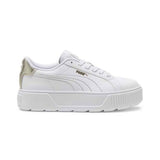 Tenis Puma para Mujer Karmen Metallic Shine Blanco-Plata-Dorado