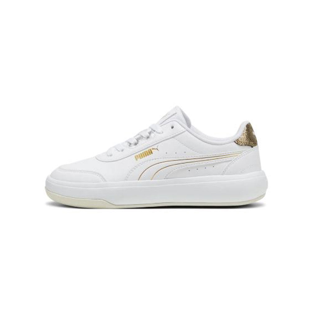 Tenis Puma para Mujer Tori Metallic Shine Blanco-Dorado-Plateado