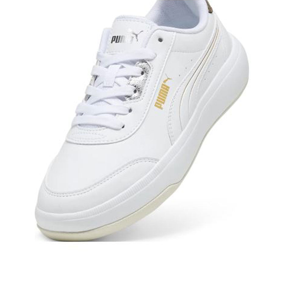 Tenis Puma para Mujer Tori Metallic Shine Blanco-Dorado-Plateado