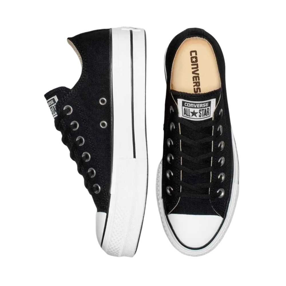 Tenis Converse  para Mujer Plataforma Lift Choclo de Lona Negro