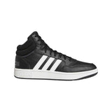 Calzado Adidas Hombre Hoops 3.0 Mid Gw3020 Negro Blanco