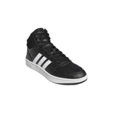 Calzado Adidas Hombre Hoops 3.0 Mid Gw3020 Negro Blanco