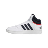 Calzado Adidas Hombre Hoops 3 Mid Blanco