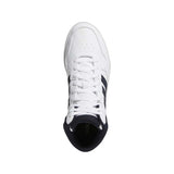 Calzado Adidas Hombre Hoops 3 Mid Blanco