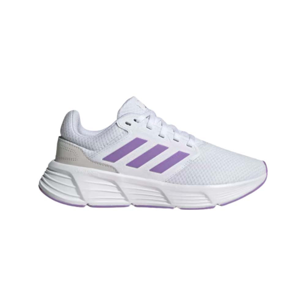 Adidas blancos shop y violetas