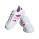 Calzado Adidas Niño Breaknet 2 K Blanco Rosa