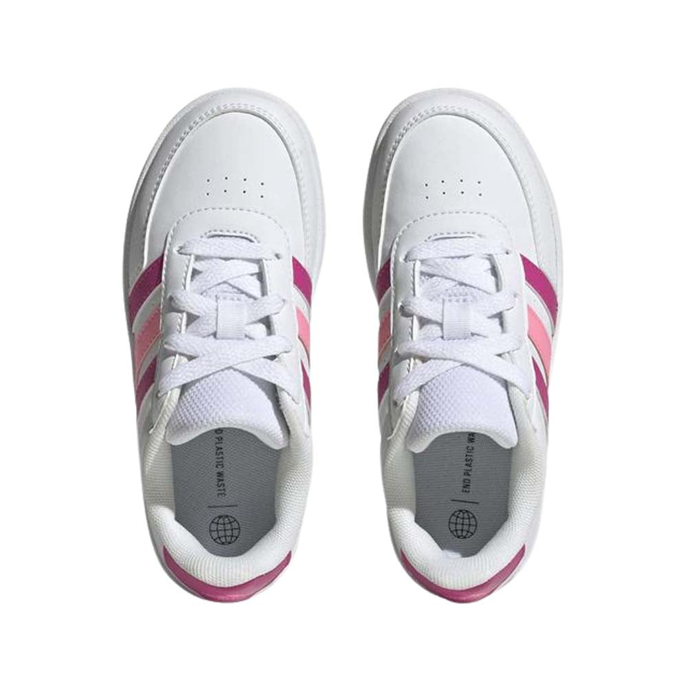 Calzado Adidas Niño Breaknet 2 K Blanco Rosa