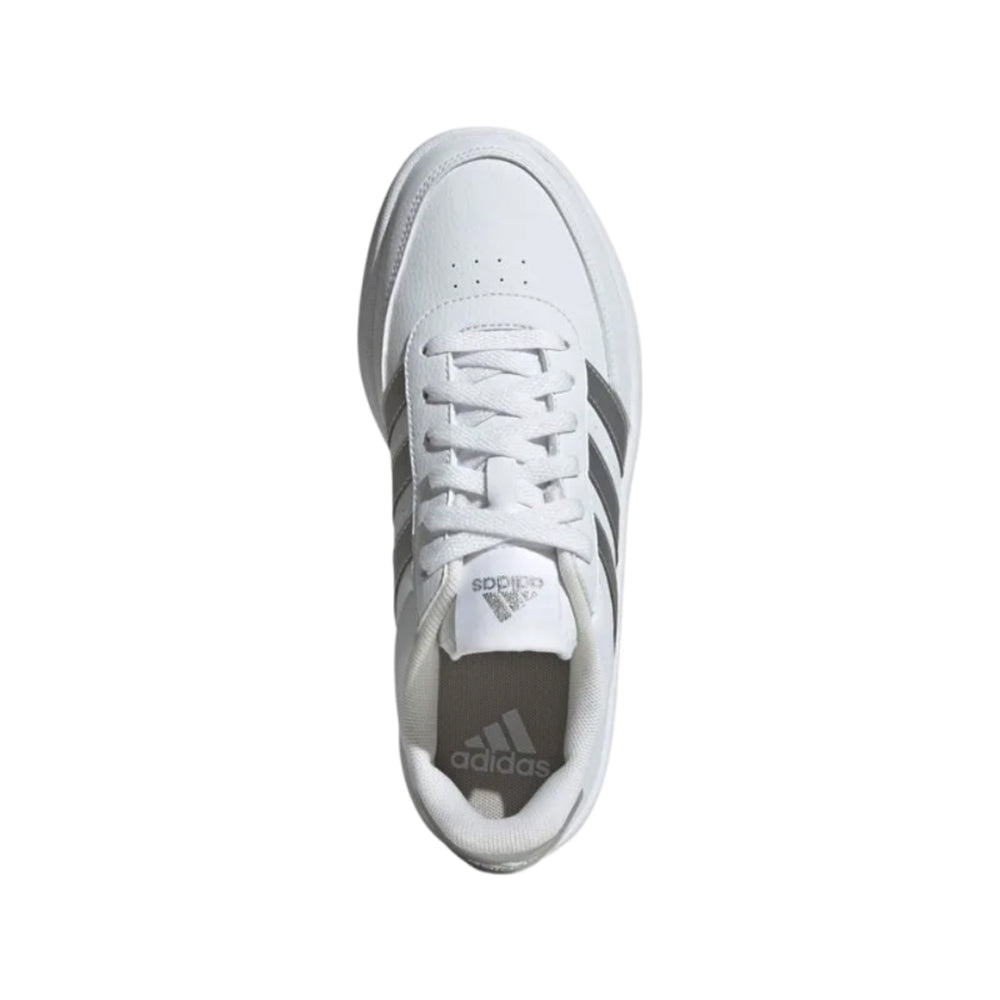 Tenis Adidas Mujer Breaknet 2.0 Id0471 Blanco Plata