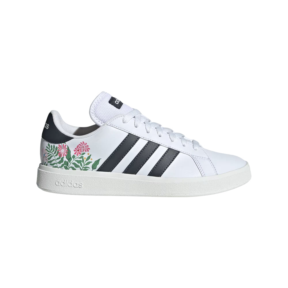 Tenis Adidas Unisex Grand Court Base Ie8511 Blanco Negro