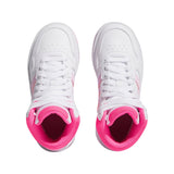 Calzado Adidas Niño Hoops Mid 3.0 K If2722 Blanco Rosa