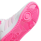 Calzado Adidas Niño Hoops Mid 3.0 K If2722 Blanco Rosa