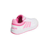 Tenis Adidas Niño Hoops 3.0 K Blanco Rosa