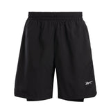 Short 2 en 1 Reebok para Hombre Running 2-1 Short Negro