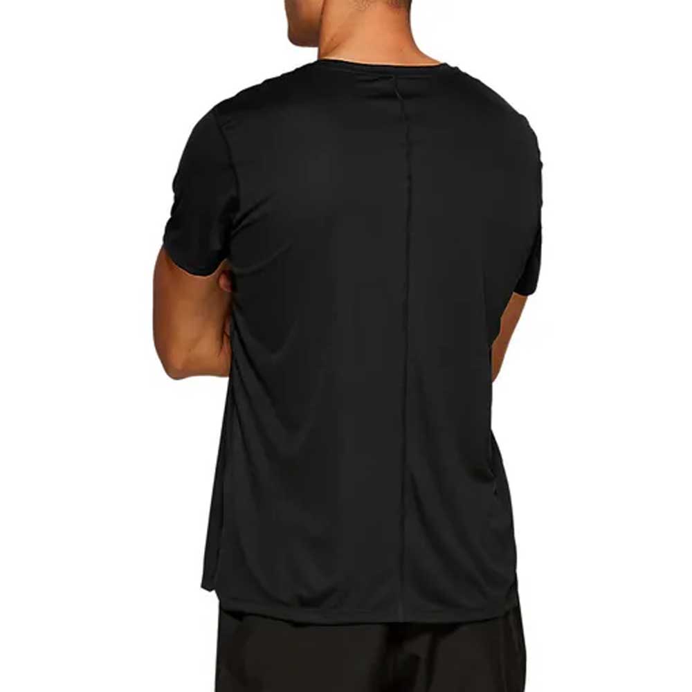 Playera Manga Corta Asics para Hombre Silver SS Top Negro