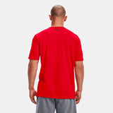 Playera Manga Corta Under Armour para Hombre Sportstyle LC-SS Roja