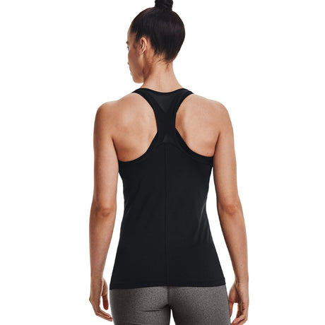 Player Sin Mangas Under Armour para Mujer HG Armour Racer Tank Negro