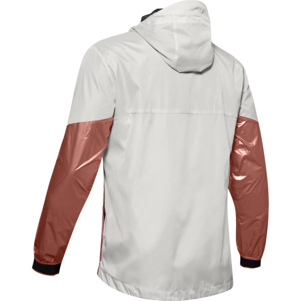 Rompevientos Under Armour Hombre Recover Legacy Blanco Cafe