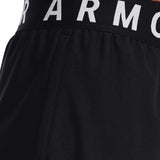 Short Corto Under Armour para Mujer Play Up 5 pulgadas Shorts Negro