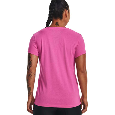 Playera Manga Corta Under Armour para Mujer Sportstyle Logo SS Rosa