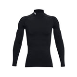 Playera Manga Larga Under Armour para Hombre HG Armour Compression Mock Negro