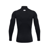 Playera Manga Larga Under Armour para Hombre HG Armour Compression Mock Negro