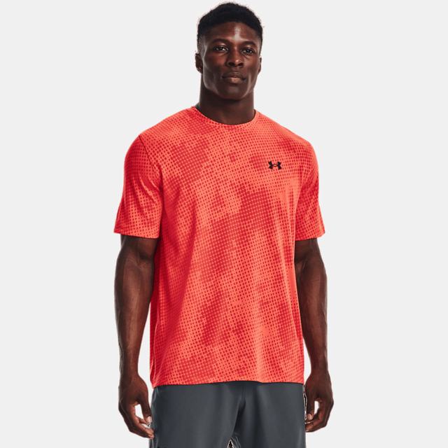 Playera Manga Corta Under Armour para Hombre Training Vent Jacq SS Red