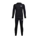 Conjunto Under Armour para Niño Knit Hooded Track Suit Negro