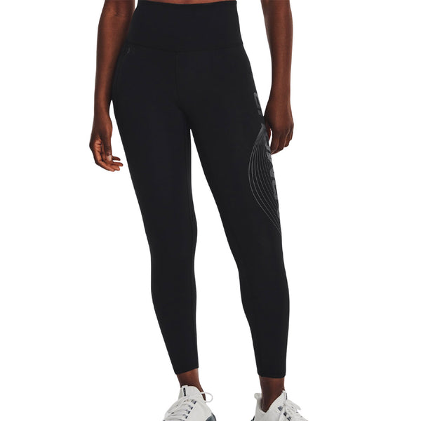 LEGGING UNDER ARMOUR MUJER HI-ANKLE NEGRO