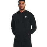 Sudadera Under Armour para Hombre Project Rock Terry Hoodie Negro