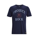 Playera Manga Corta Under Armour para Hombre Project Rock ST SS Azul