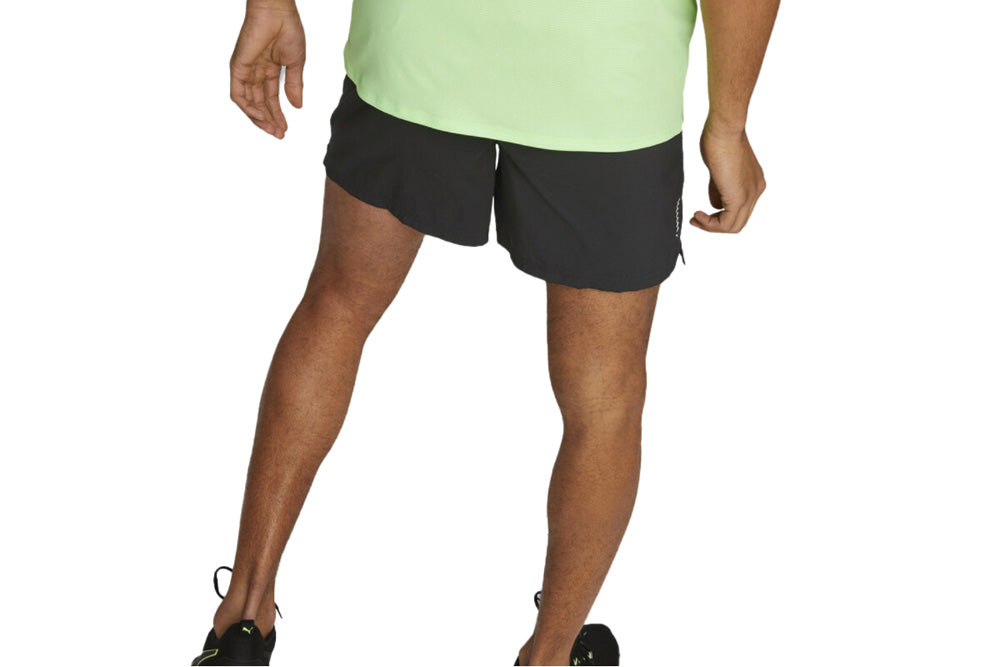 Short Corto Puma para Hombre Run Favorite Woven 5in Session Negro