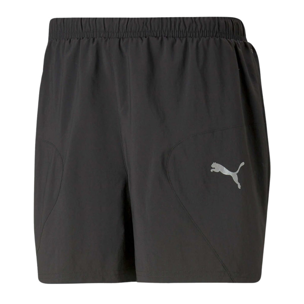 Short Corto Puma para Hombre Run Favorite Woven 5in Session Negro