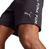 Short Largo Puma para Hombre Fit 7in Taped Woven Short Negro