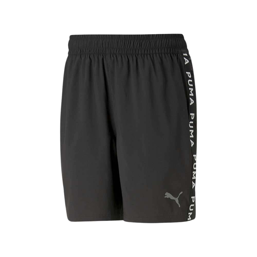 Short Largo Puma para Hombre Fit 7in Taped Woven Short Negro