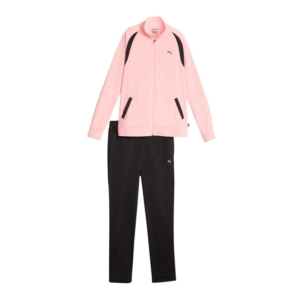 Conjunto Puma para Mujer Classic Tricot Suit OP Negro/Rosa