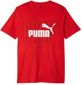 Playera Manga Corta Puma para Hombre Graphics No. 1 Logo Tee Rojo