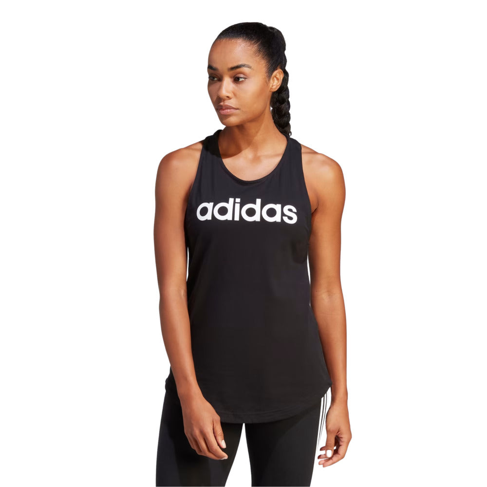 Tank Adidas Mujer W Lin Tk Gl0566 Negro