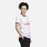 Playera Adidas Mujeres W Basic Bos Tee Blanco