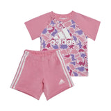 Conjunto Adidas Bebe I  Aop Co T Set Hr5876 Rosa